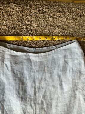 Light blue 100% Linen Women's Skirt